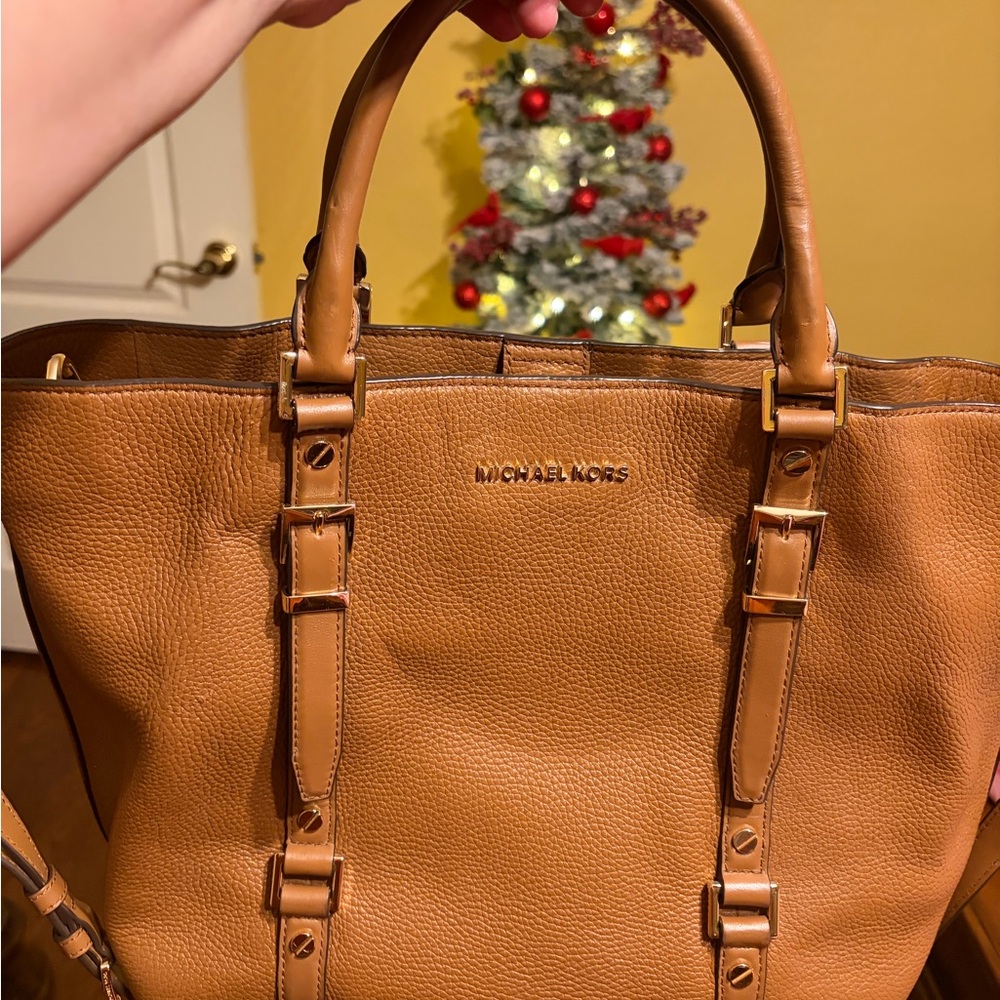 Michael Kors Brown Leather Tote